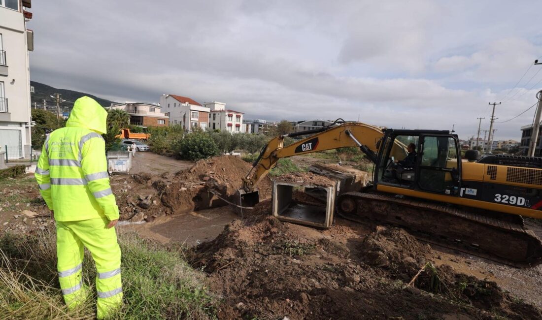 İzmir’in Bergama ilçesinde metrekareye 137 kg yağış düştü, dereler taştı,