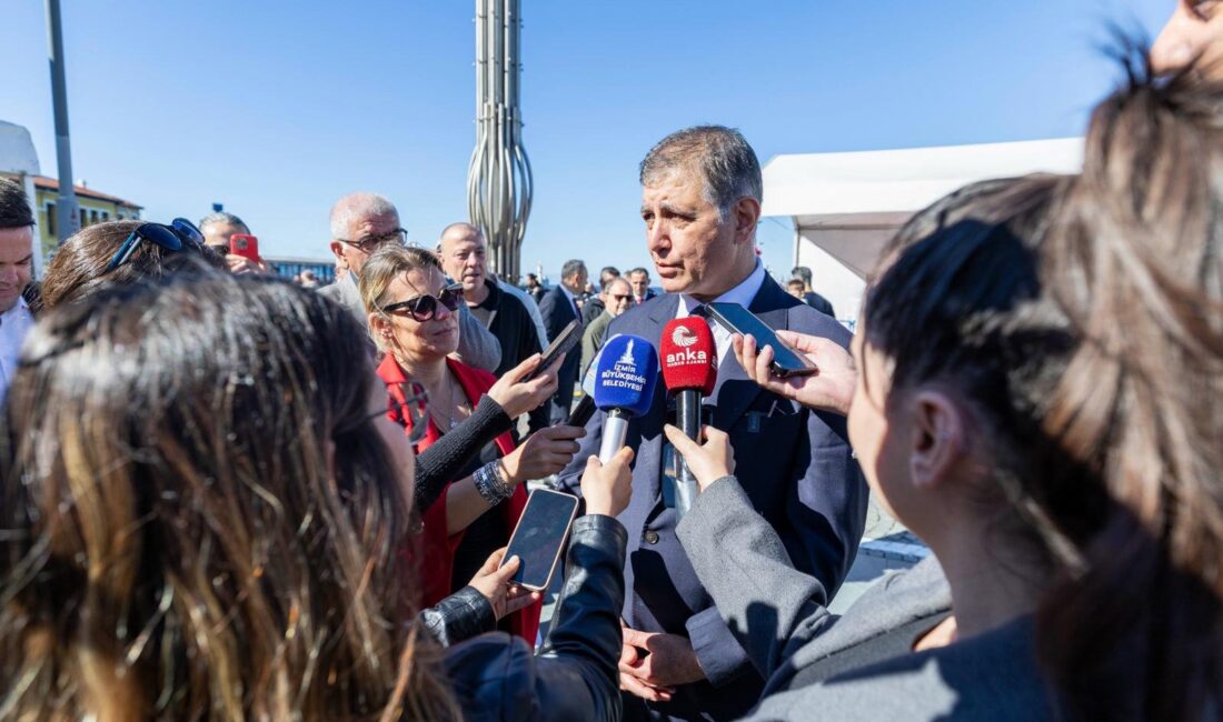 İzmir Büyükşehir Belediye Başkanı Dr. Cemil Tugay, su temininin DSİ