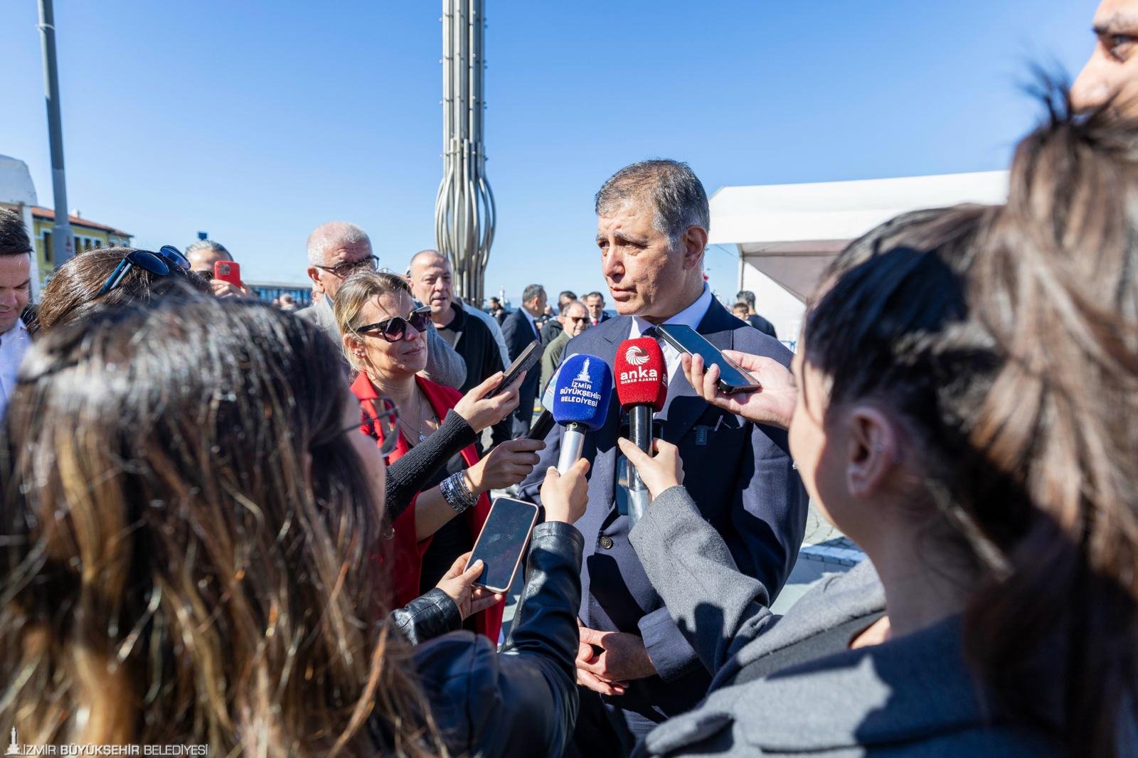 İzmir Büyükşehir Belediye Başkanı Dr. Cemil Tugay, su temininin DSİ