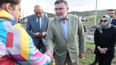 AK Parti İzmir İl Başkanı Bilal Saygılı, Foça’daki sel felaketinin