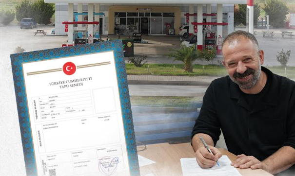 Gömeç Belediyesi, ilçedeki akaryakıt istasyonunun tapusunu belediye mülkiyetine geçirerek önemli