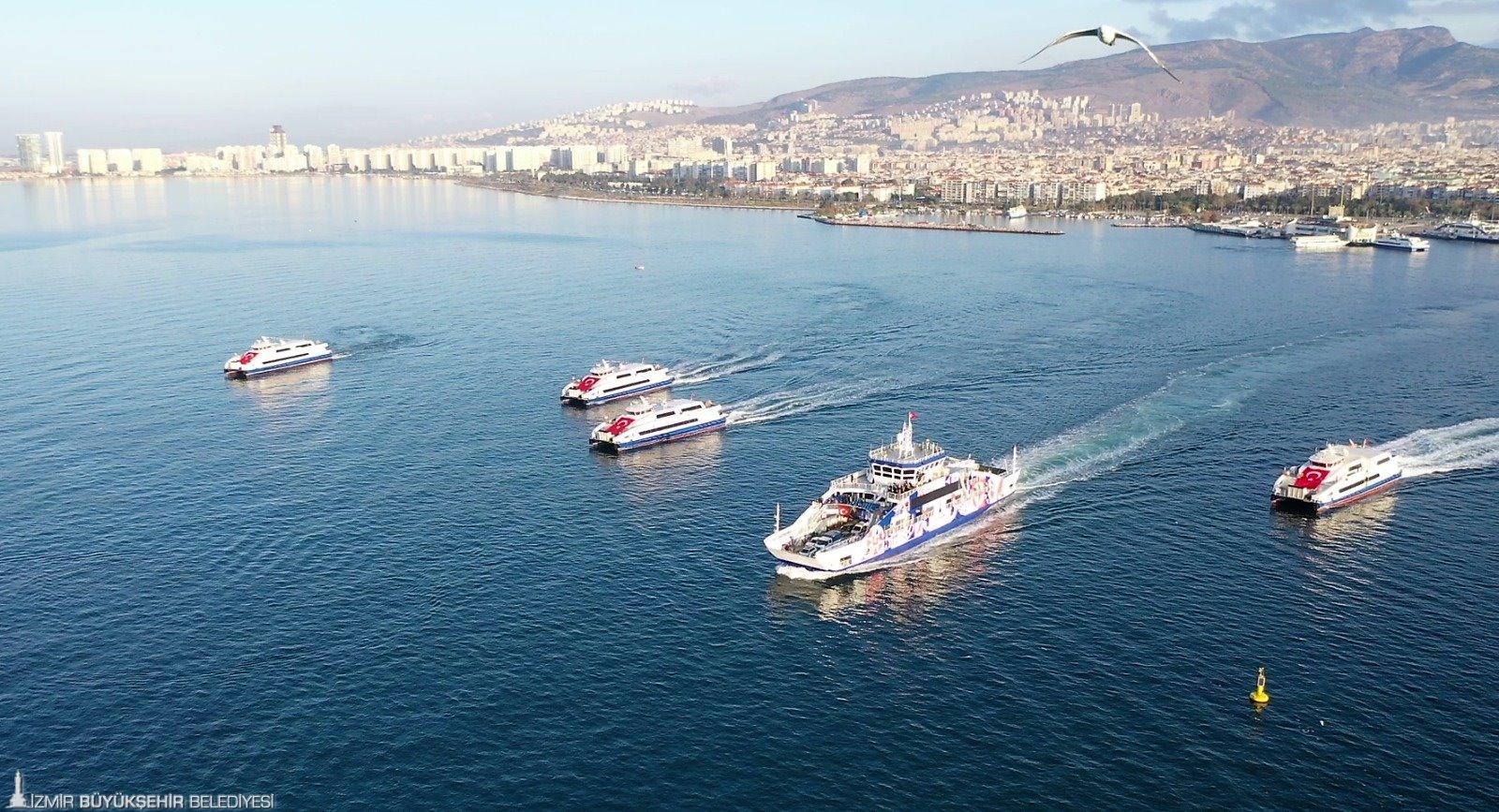 İzmir Büyükşehir Belediyesi’nin deniz ulaşımı şirketi İZDENİZ, yolcularla yapılan ankette