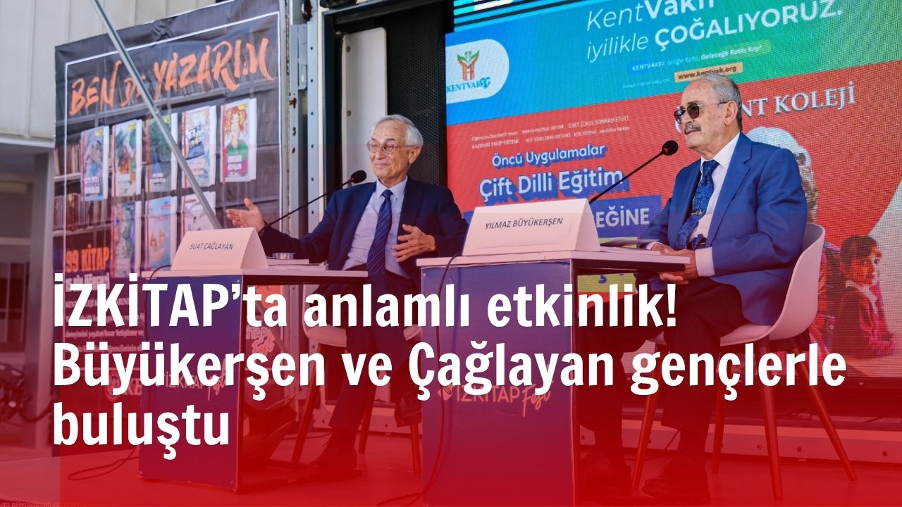 İzmir Kitap Fuarı’nda Prof. Dr. Yılmaz Büyükerşen ve Prof. Dr.