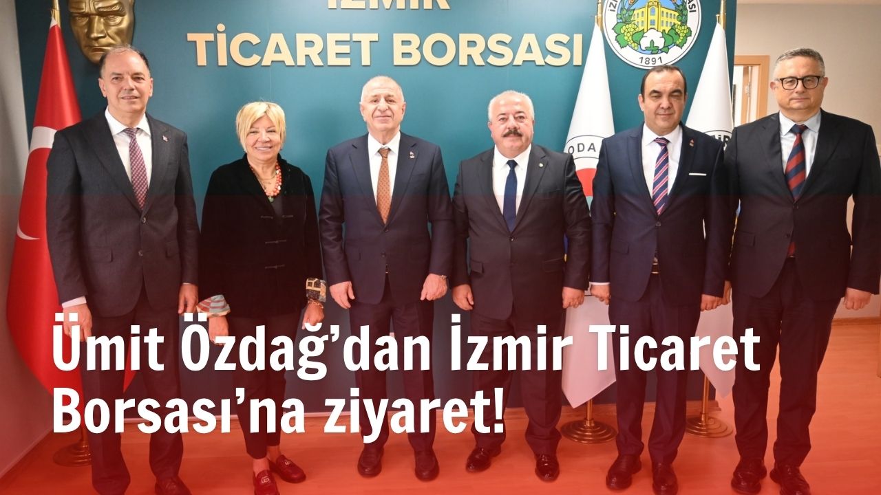 Zafer Partisi Genel Başkanı Ümit Özdağ, İzmir programı kapsamında İzmir