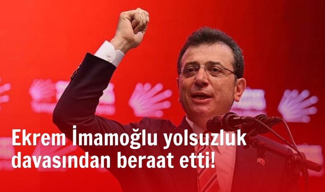 Spot: Tutuklu İBB Başkanı ve CHP’nin cumhurbaşkanı adayı Ekrem İmamoğlu,
