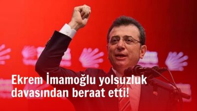Spot: Tutuklu İBB Başkanı ve CHP’nin cumhurbaşkanı adayı Ekrem İmamoğlu,