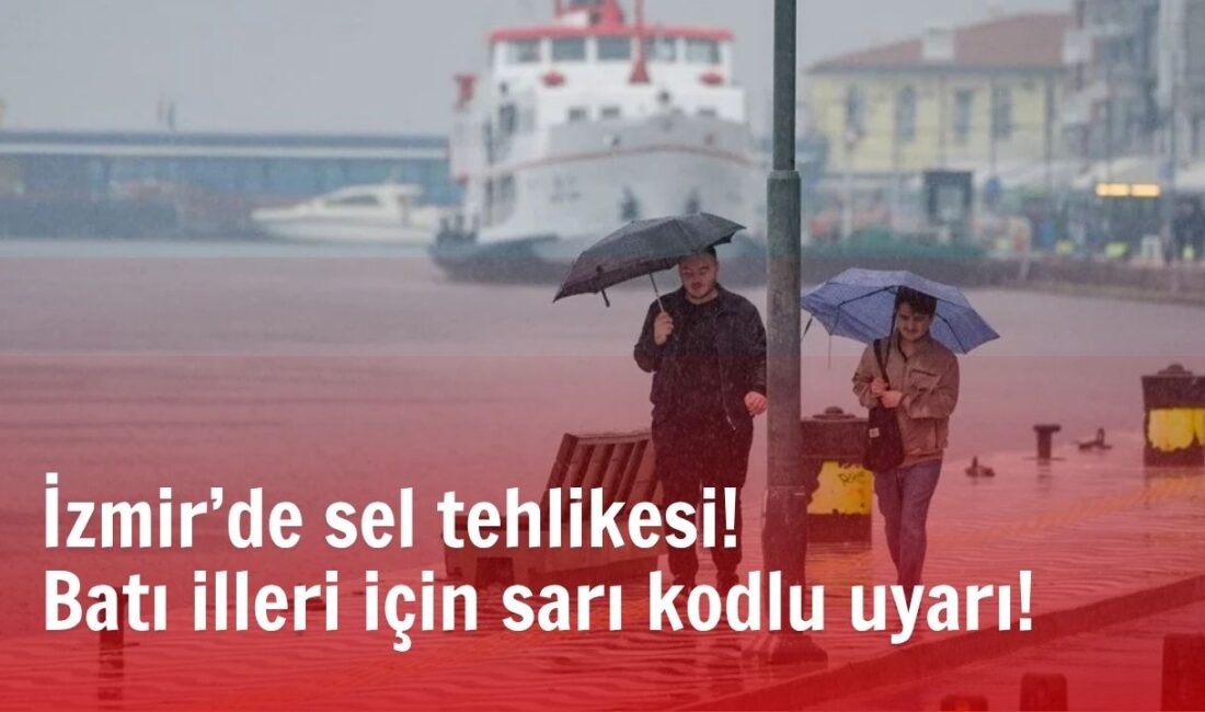 Meteoroloji, Türkiye'nin batısı için kuvvetli sağanak ve fırtına uyarısı yaptı.