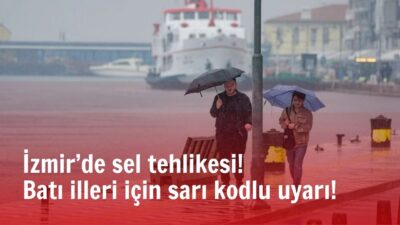 Meteoroloji, Türkiye'nin batısı için kuvvetli sağanak ve fırtına uyarısı yaptı.