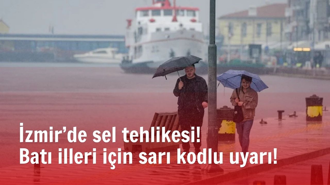 Meteoroloji, Türkiye'nin batısı için kuvvetli sağanak ve fırtına uyarısı yaptı.