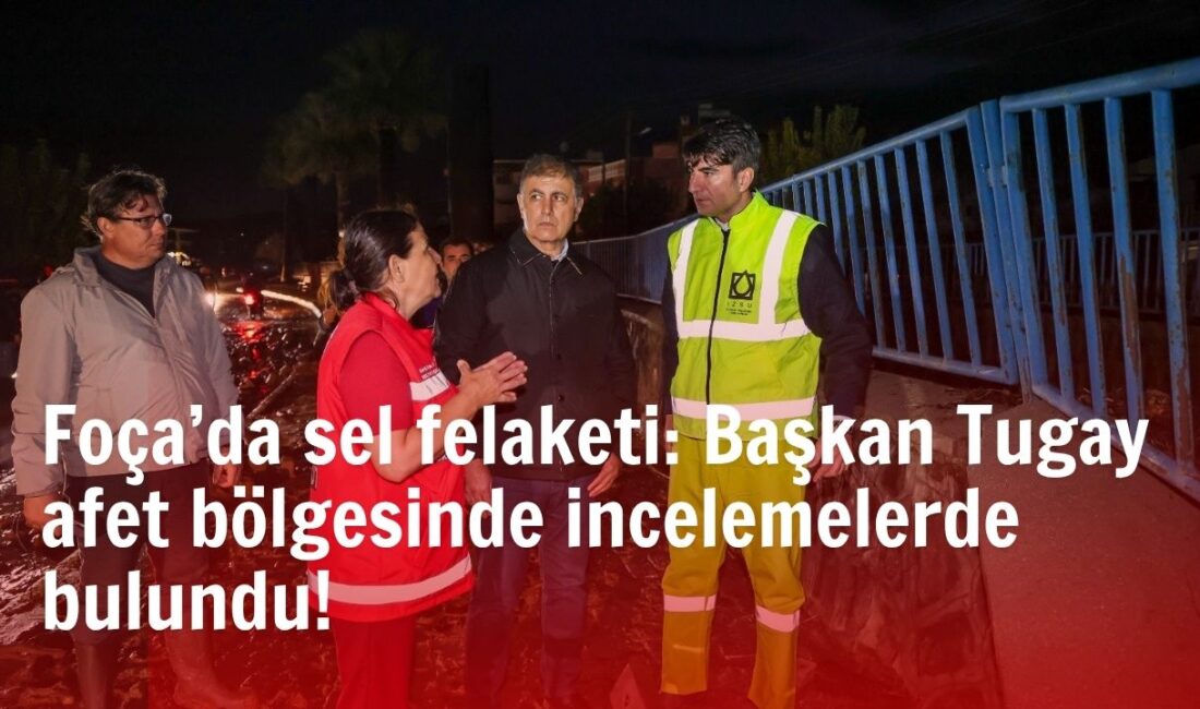 İzmir’in Foça ilçesinde metrekareye 155 kg yağış düştü. Başkan Cemil