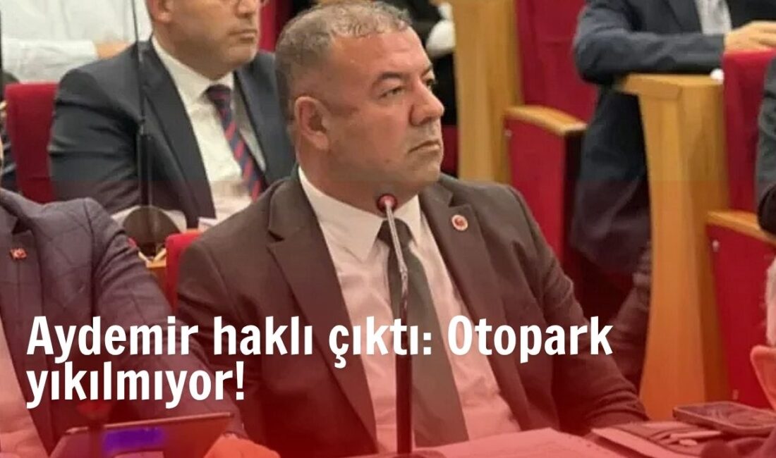 İzmir Büyükşehir Belediye Meclisi Üyesi Latif Aydemir’in Çankaya Katlı Otoparkı’nın