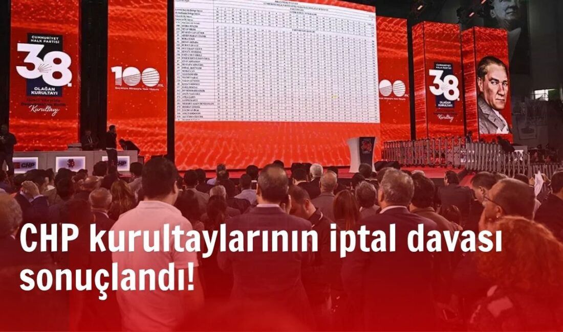 38. Olağan ve 21. Olağanüstü Kurultay’a ilişkin iptal davasının beşinci