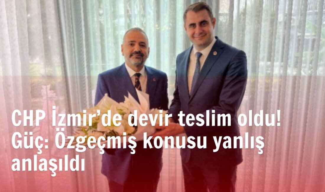 CHP İzmir İl Başkanı Çağatay Güç, mazbatasını aldıktan sonra il