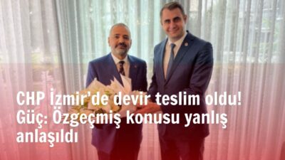 CHP İzmir İl Başkanı Çağatay Güç, mazbatasını aldıktan sonra il