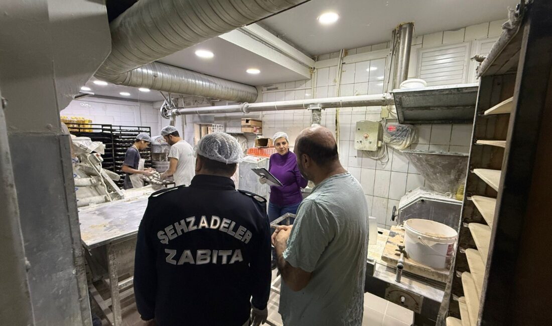 Manisa Büyükşehir Belediyesi ekipleri, 5 ilçede 120 işletmede geniş çaplı