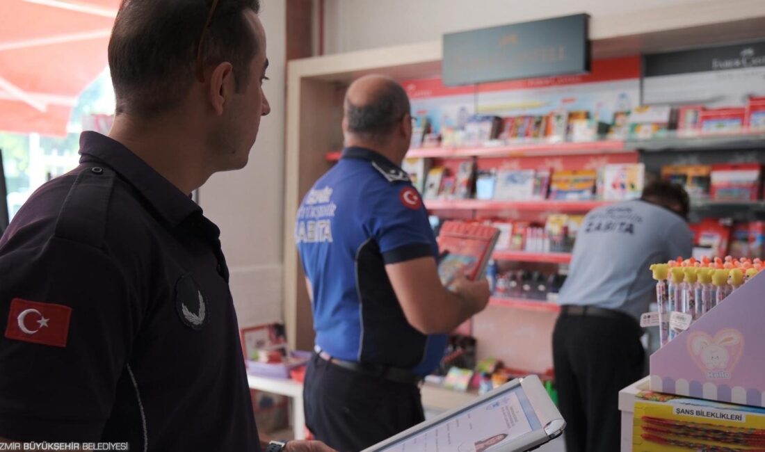 İzmir Büyükşehir Belediyesi Zabıta Dairesi Başkanlığı, öğrencilerin güvenli ve sağlıklı