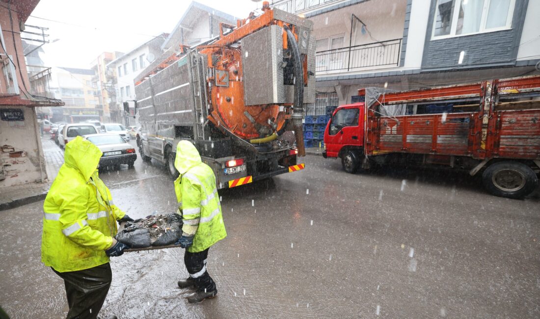 Meteoroloji’nin kuvvetli yağış uyarısının ardından İZSU, 750 personel ve 210