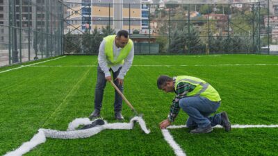 İzmir Büyükşehir Belediyesi, spor altyapısını güçlendirmek için dört ilçede toplam