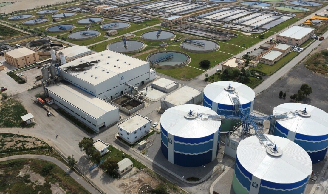 İZSU’nun yenileme yatırımları sonrası Çiğli İleri Biyolojik Atıksu Arıtma Tesisi,