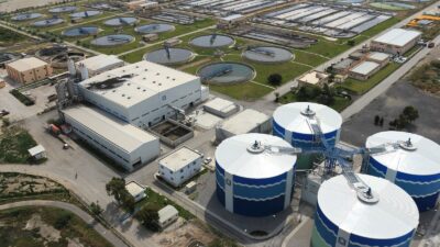 İZSU’nun yenileme yatırımları sonrası Çiğli İleri Biyolojik Atıksu Arıtma Tesisi,