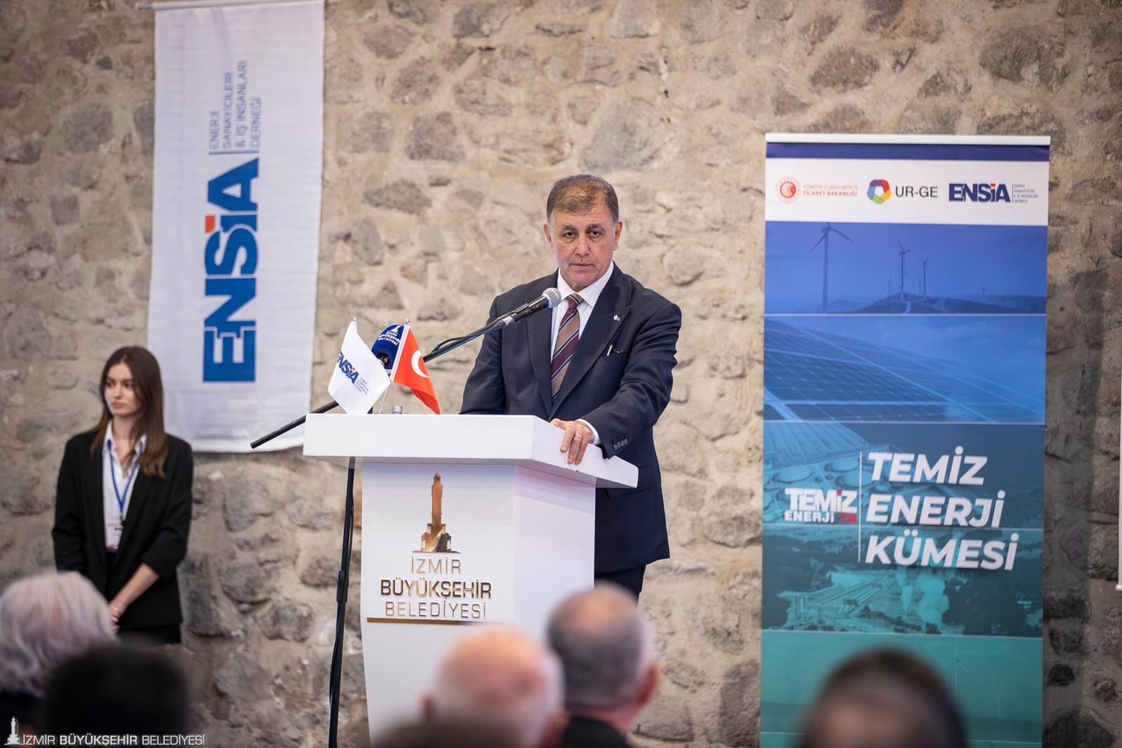İzmir Büyükşehir Belediye Başkanı Dr. Cemil Tugay, ENSİA Genel Kurulu’nda