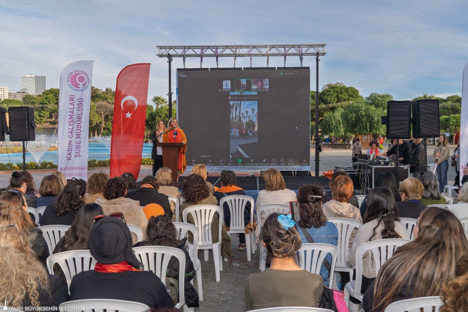 İzmir Büyükşehir Belediyesi, Kadına Yönelik Şiddete Karşı Uluslararası Mücadele Günü’nde