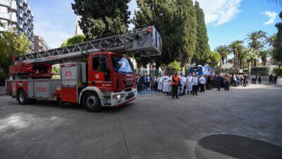 İzmir İtfaiyesi, Swissotel Büyük Efes’te yangın ve tahliye tatbikatı gerçekleştirdi;