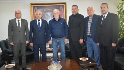 İESOB Başkanı Yalçın Ata, Oda Başkan Adayı Ethem Hiçüşenmez ile