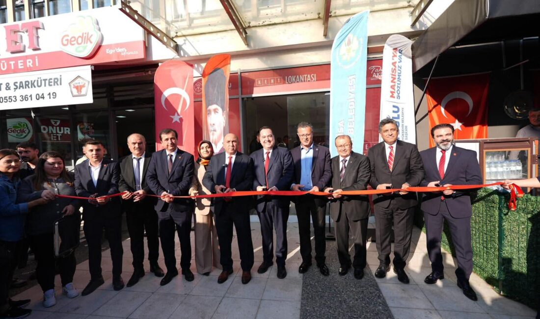 Manisa Büyükşehir Belediyesi ve Sarıgöl Belediyesi işbirliğiyle ilçeye Kent Lokantası