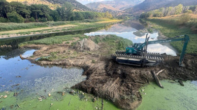 DSİ, İzmir’de taşkın riskini azaltmak için 57,2 km dere yatağını
