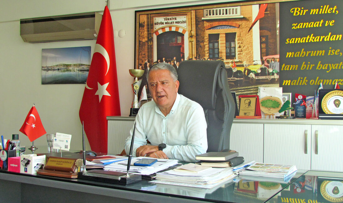 Çeşme Esnaf ve Sanatkârlar Odası Başkanı Osman Köfüncü, 11 Ocak