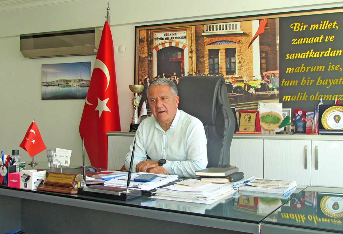 Çeşme Esnaf ve Sanatkârlar Odası Başkanı Osman Köfüncü, 11 Ocak