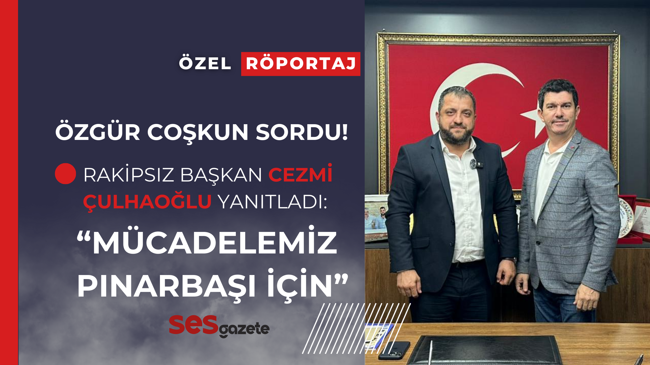 4 yıldır Pınarbaşı Esnaf ve Sanatkarlar Odası Başkanı olan Çulhaoğlu,