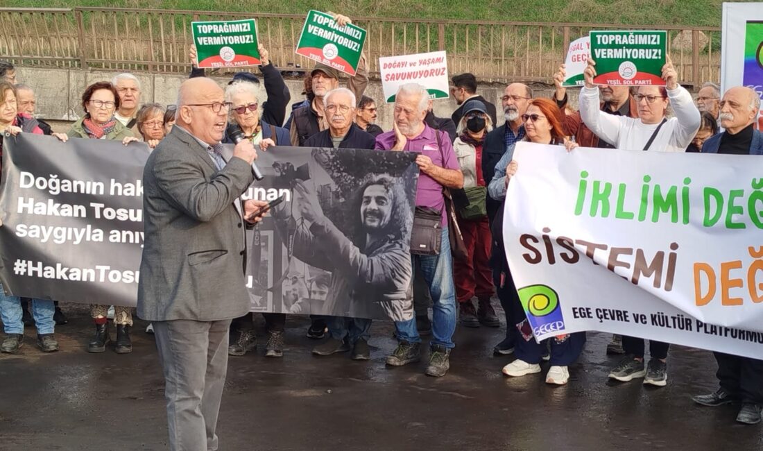 EGEÇEP ve çevre platformları, İzdemir Termik Santrali’nin mahkeme kararlarına rağmen