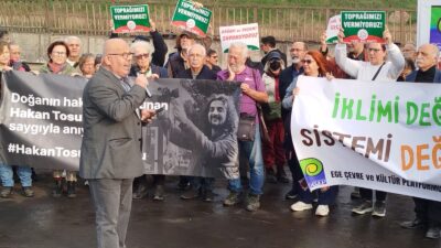 EGEÇEP ve çevre platformları, İzdemir Termik Santrali’nin mahkeme kararlarına rağmen