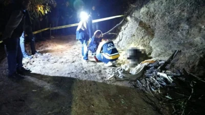 Aydın’ın Nazilli ilçesinde, odun toplamak için gittiği kestane bahçesinde bir