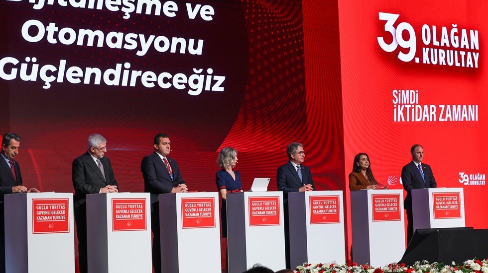 CHP 39. Olağan Kurultayı’nda bugün Parti Meclisi ve Yüksek Disiplin