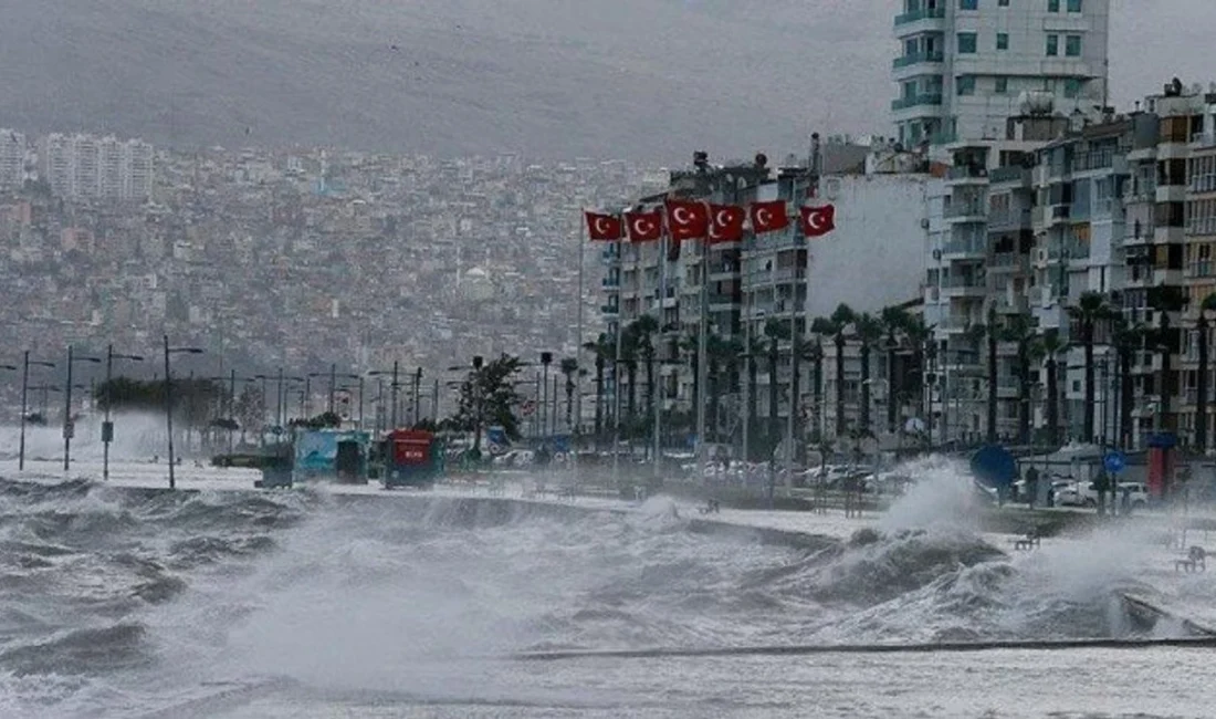 Meteoroloji, İzmir’de Çarşamba gününden itibaren gökgürültülü sağanak yağış uyarısı yaptı.
