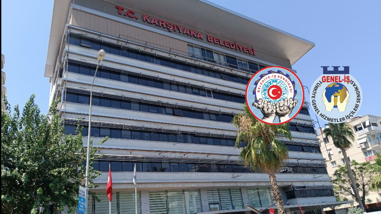 Karşıyaka Belediyesi’ndeki maaş krizinin ardından sendikalar arasındaki gerilim polise taşındı.