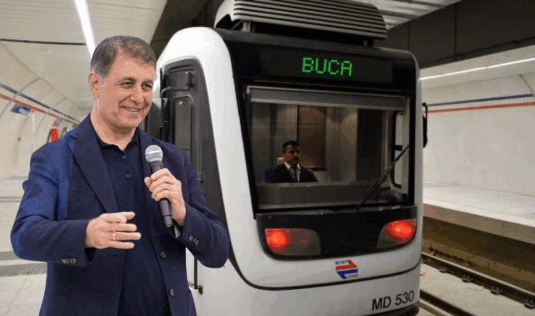 İzmir Büyükşehir Belediye Başkanı Cemil Tugay, Buca Metrosu’nun iki yıl