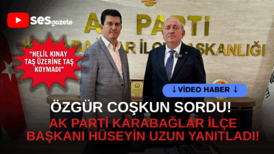 AK Parti Karabağlar İlçe Başkanı Hüseyin Uzun, Karabağlar’daki hizmet eksikliğini,