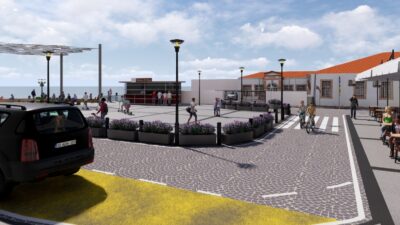 Ayvalık Belediyesi, uzun yıllardır otopark olarak kullanılan alanı yeniden düzenleyerek