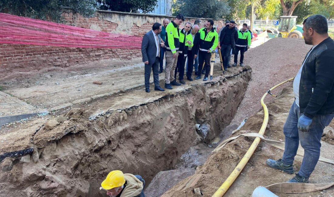 İzmir Büyükşehir Belediyesi’nin Ödemiş’te başlattığı 200 milyon liralık altyapı yatırımı