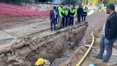 İzmir Büyükşehir Belediyesi’nin Ödemiş’te başlattığı 200 milyon liralık altyapı yatırımı