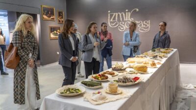 Karşıyaka Belediyesi’nin “İzmir Sofrası” sergisi yoğun ilgi nedeniyle Şubat sonuna