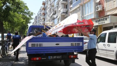Karşıyaka Belediyesi Zabıta Müdürlüğü, son bir yılda ilçe genelinde yürüttüğü
