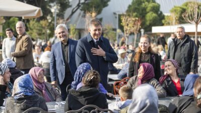 İzmir Büyükşehir Belediye Başkanı Cemil Tugay, Beydağ Erikli Mahallesi’nden gelen