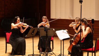 Ahmed Adnan Saygun Sanat Merkezi’nde sahne alan Nemeth Quartet, Türk
