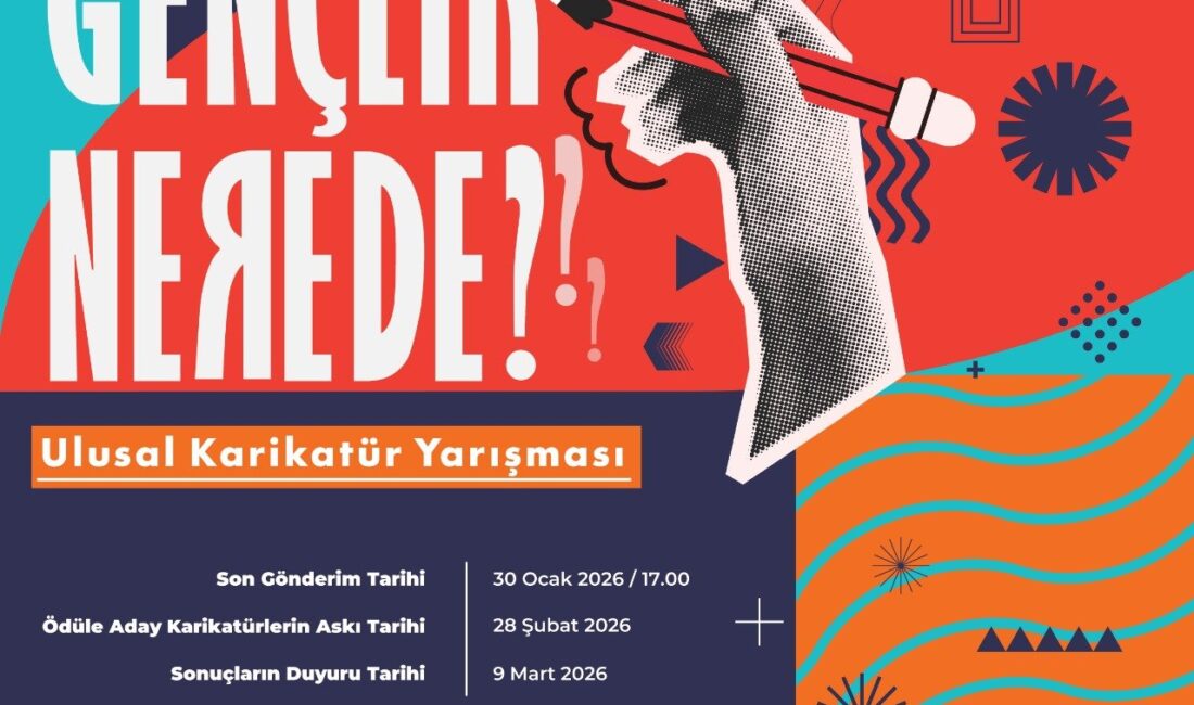 İzmir Büyükşehir Belediyesi, “Gençlik Nerede?” temalı Ulusal Karikatür Yarışması’nı başlattı.