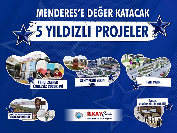 Menderes Belediyesi, Engelsiz Çocuk Evi, parklar, hayvan barınağı ve kültür